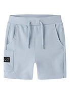 NAME IT Vivasse Long Sweat Boys Shorts GREY MELANGE detail view