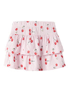 NAME IT Vigga Toddler Skirt Cradle Pink Cherries model front view