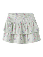 NAME IT Vigga Toddler Skirt Pale Aqua Rainbow detail view
