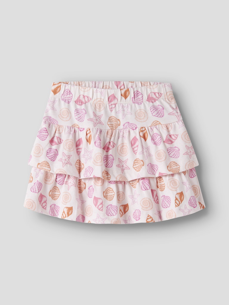 NAME IT Vigga Toddler Skirt Cradle Pink Cherries flat front view