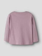 NAME IT Veen Long Sleeve Top in Lilas Hedgehogs back view