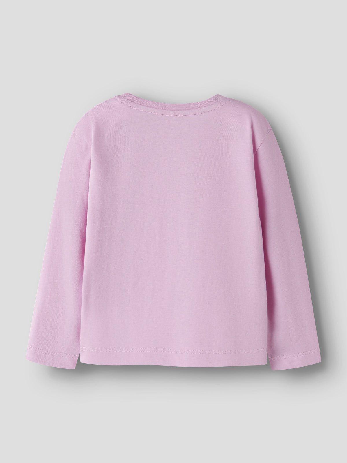 NAME IT Votea Long Sleeve Top in Full Blooming Pink Pink Princess back view