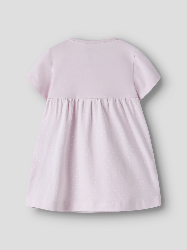 NAME IT Jabelle Short Sleeve Dress Purple Impression detail view