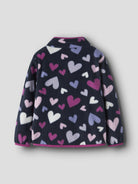 NAME IT Meeko Girls Fleece Jacket - Dark Sapphire back view