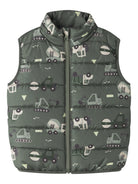 NAME IT Mylane Vest in Laurel Wreath front view