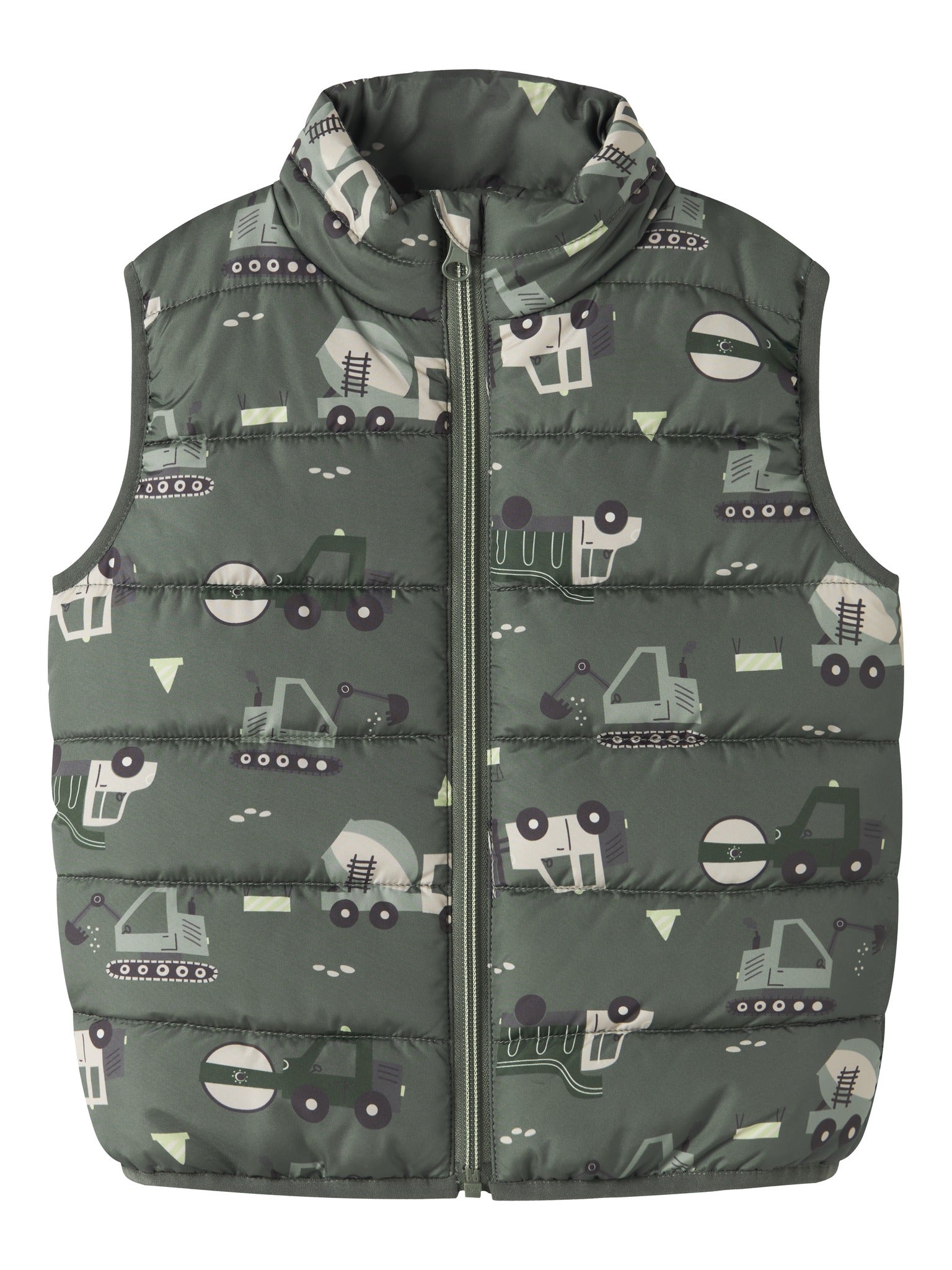 NAME IT Mylane Vest in Laurel Wreath front view