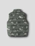 NAME IT Mylane Vest in Laurel Wreath back view