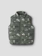 NAME IT Mylane Vest in Laurel Wreath angled view