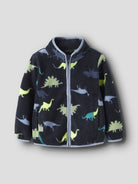 NAME IT Meeko Boys Fleece Jacket - Dark Sapphire angled view