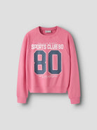 NAME IT Girls Veda Sports Club Sweatshirt in Flowering Ginger angled view