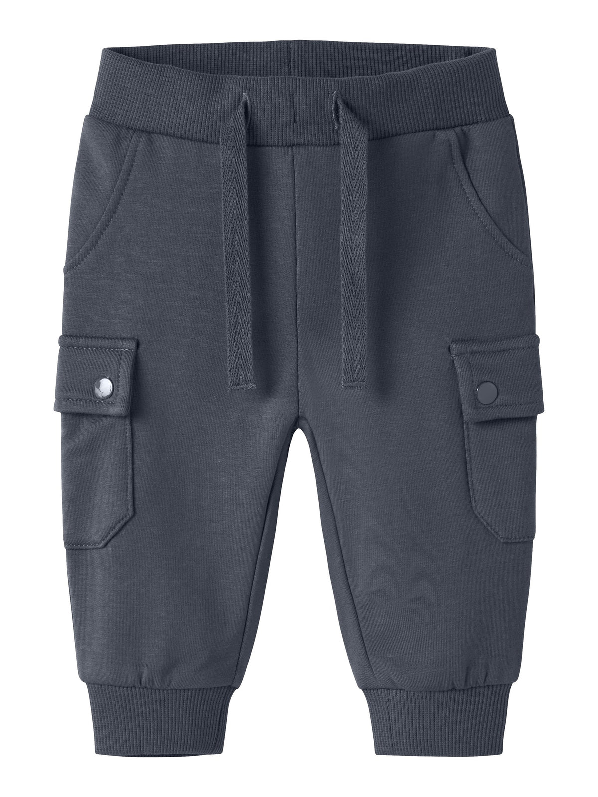 NAME IT Oktav Brushed Sweatpants in Ombre Blue front view