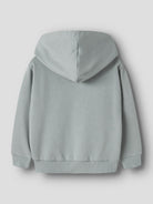 Back view of NAME IT Voltinus zip-up hoodie in Abyss Moose Bike