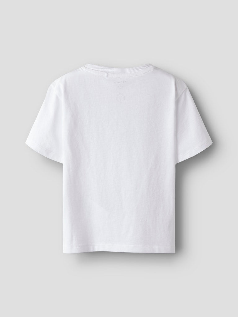 NAME IT Henni top in Bright White back view