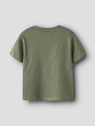NAME IT Henni Short Sleeve Top Bright White side view