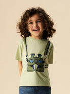 NAME IT Henni Short Sleeve Top Swamp detail view