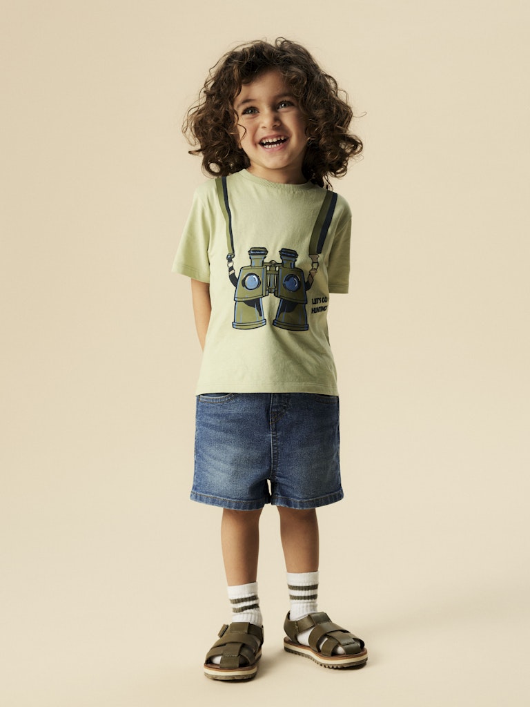 NAME IT Henni Short Sleeve Top Olivine alternate view
