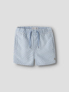 NAME IT Ben Jog Denim SHORTS 2205 Medium Blue Denim front view