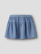 NAME IT Skylar Medium Blue Denim Skirt Medium Blue Denim back view