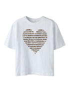 NAME IT Name It Fahiraz Bright White Print Top Bright White/Leopard front view