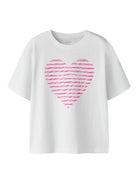 NAME IT Name It Fahiraz Bright White Print Top Bright White/Pink detail view