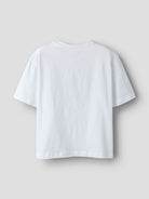 NAME IT Name It Fahiraz Bright White Print Top Bright White/Leopard back view