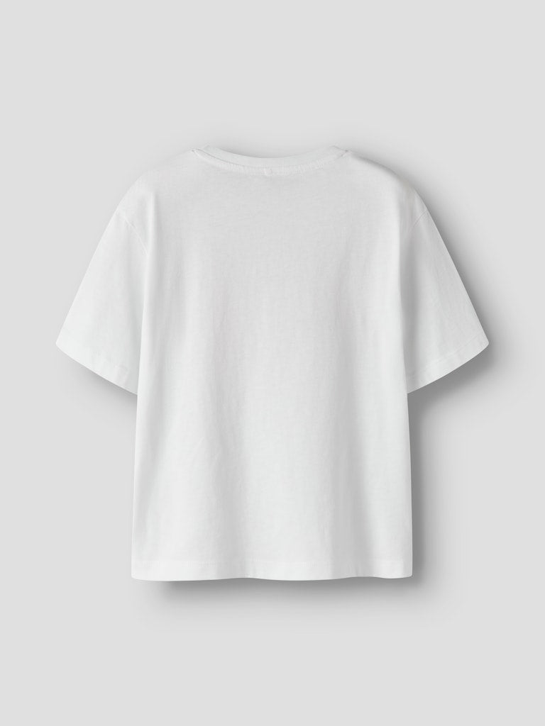 NAME IT Name It Fahiraz Bright White Print Top Bright White/Blue view 11