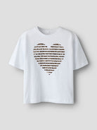 NAME IT Name It Fahiraz Bright White Print Top Bright White/Pink flat front view