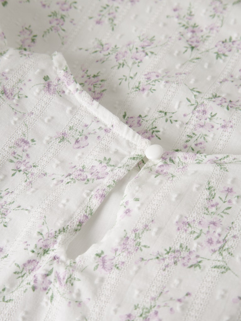 Front View of the Friting Capsl Dress in Bright White