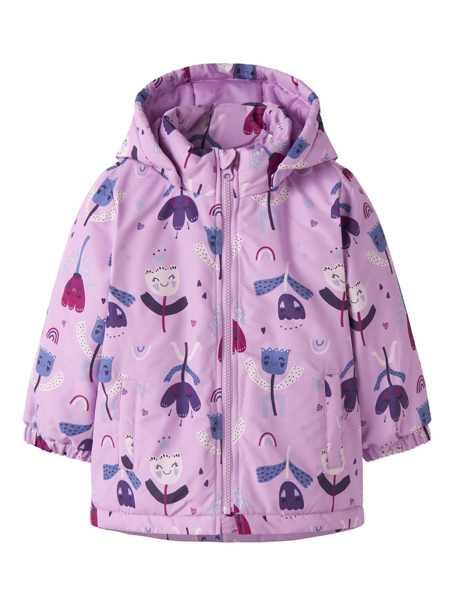 NAME IT Maxi Jacket Pa Aop in Phalaenopsis angled view