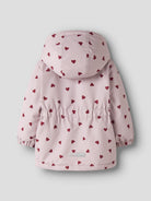 NAME IT Maxi Jacket Pa Aop in Violet Ice back view
