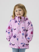 NAME IT Maxi Jacket Pa Aop in Phalaenopsis front view