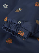 NAME IT Max Padded All Over Print Jacket in Oceana printed fabric detail