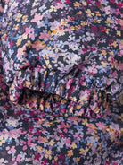 NAME IT girls' Maxi floral padded jacket cuff  detail