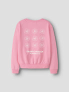 NAME IT Harmonia Long Sleeve Sweat Pink Drink back view