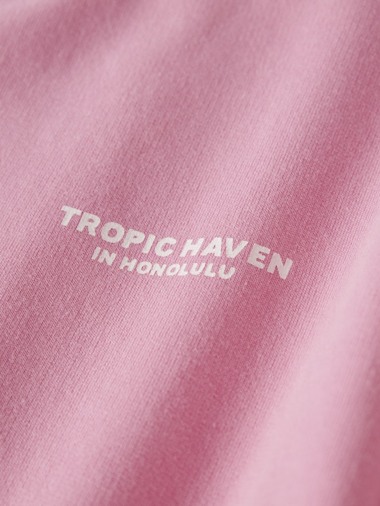 NAME IT Harmonia pink drink sweatshirt print detail