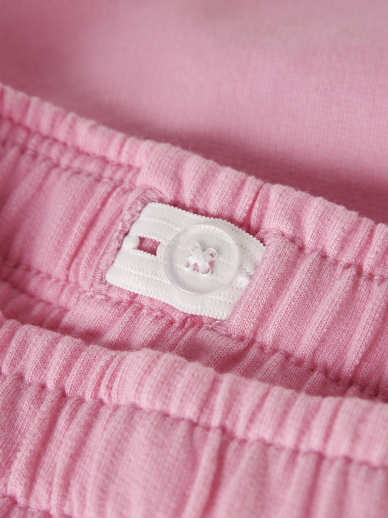 NAME IT Harmonia pink drink waistband button detail