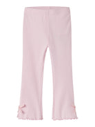 NAME IT Havelle Flared Pink Leggings Cradle Pink front view