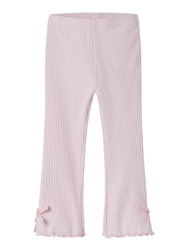NAME IT Havelle Flared Pink Leggings Cradle Pink front view
