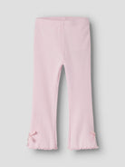 NAME IT Havelle Flared Pink Leggings Cradle Pink detail view