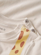NAME IT Hos Short Sleeve Top Blue Fog front view