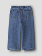 NAME IT Rose Wise Pull Up Jeans Medium Blue Denim model front view