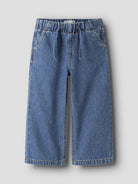 NAME IT Rose Wise Pull Up Jeans Medium Blue Denim detail view