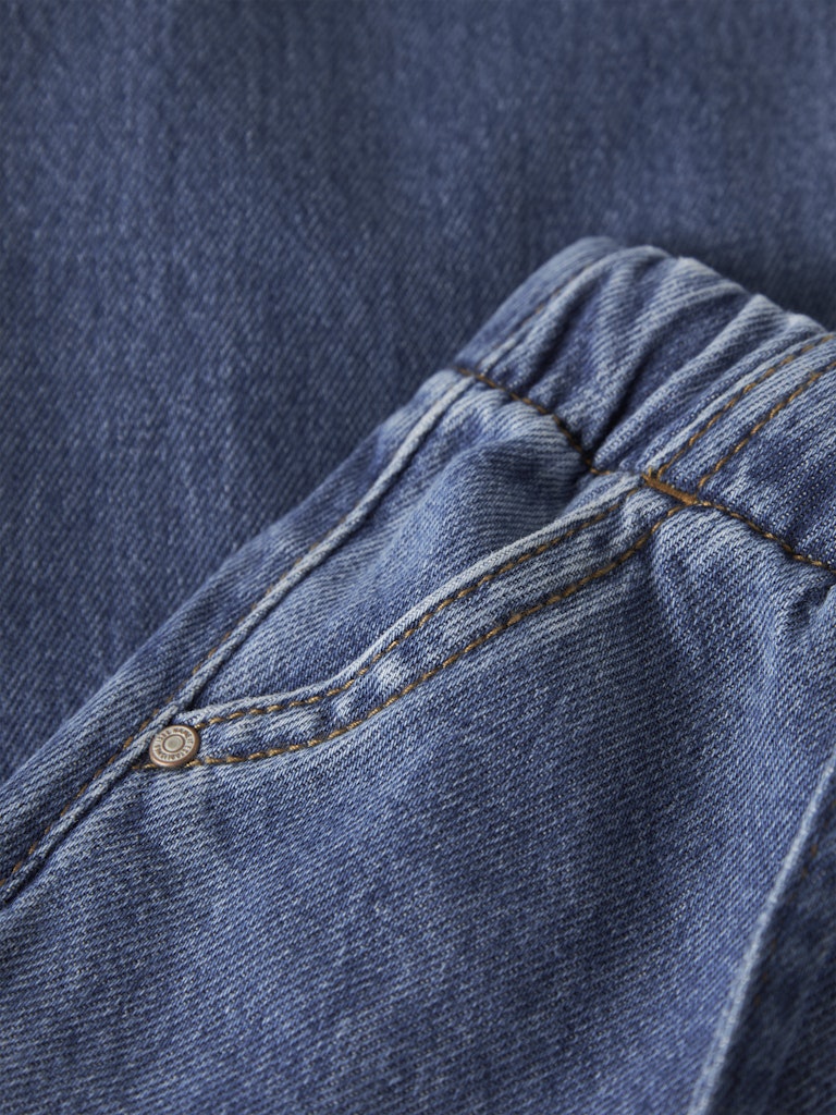 NAME IT Rose Wise Pull Up Jeans Medium Blue Denim side view