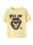 NAME IT Harly Short Sleeve Tee Double Cream front view