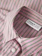 NAME IT Jociko short sleeve shirt in Pink Drink. collar detail