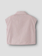 NAME IT Jociko short sleeve shirt in Pink Drink. back view