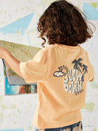 NAME IT Jack Short Sleeve Top Garden Topiary flat front view
