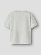 NAME IT James Short Sleeve Top Pale Aqua side view