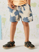 NAME IT Jace Sweat Shorts Chateau Gray model front view