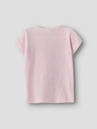 NAME IT Jeanelle Short Sleeve Top Cradle Pink flat front view